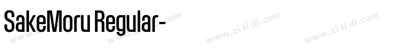 SakeMoru Regular字体转换